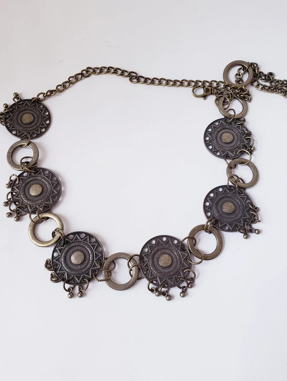 Vintage Bohemian Metal Chain Belt